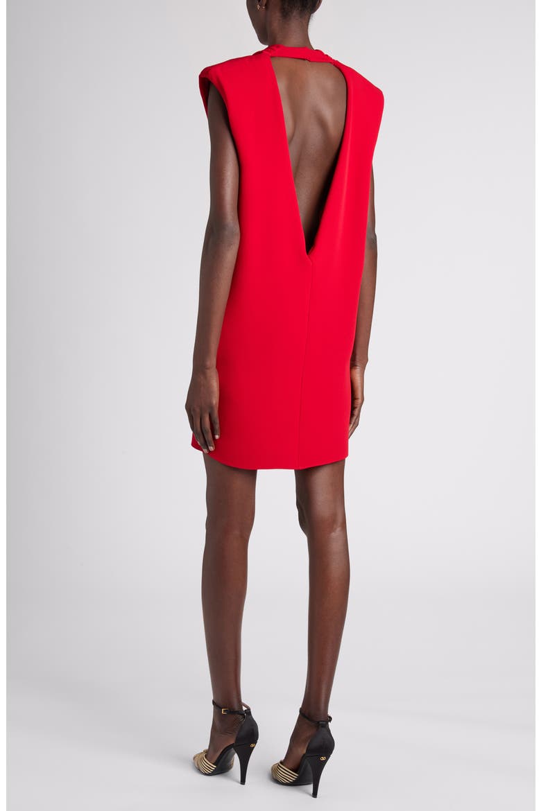 Cutout Cady Silk Shift Dress, Alternate, color, PINK