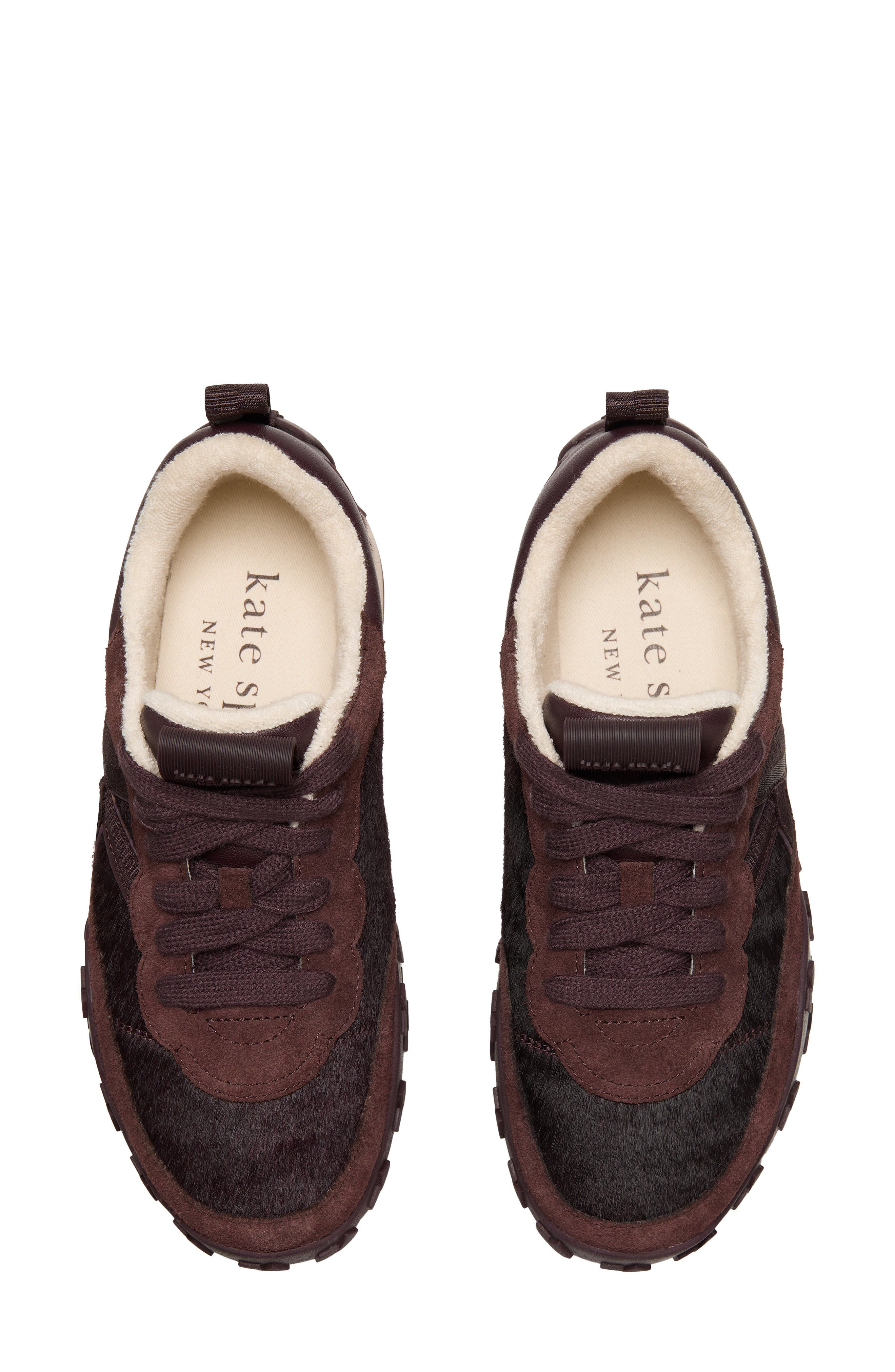 Kate Spade New York k as in kate sneaker, Alternate, color, Blackberry Jam Calf Hair