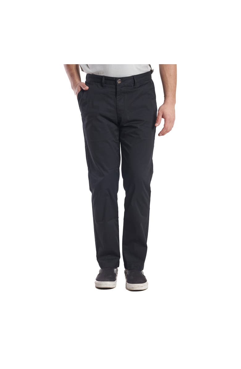 Peter Manning Lightweight Stretch Chinos Standard Fit, Main, color, Black