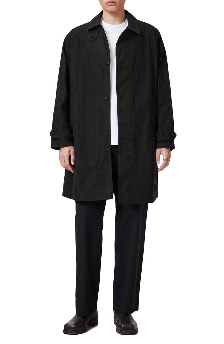 AllSaints Tillman Mac Overcoat, Alternate, color, 