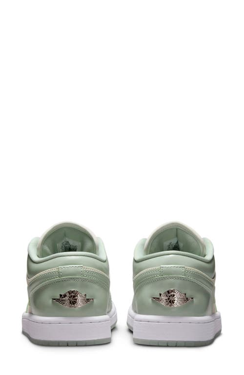 Jordan 1 Low "seafoam Sail" Sneakers In Green