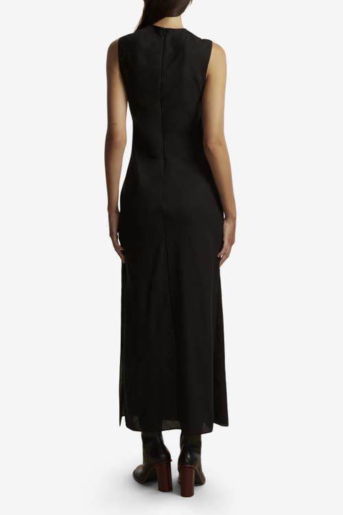 MARINA MOSCONE MARINA MOSCONE LIGHTWEIGHT WOOL TWIST PANELLED DRESS 