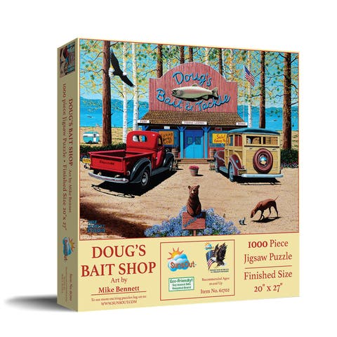 Doug's Bait Shop 1000 piece Jigsaw Puzzle for Adults