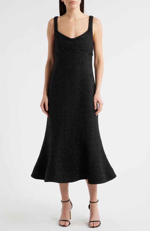 Likely Shoshana Metallic Tweed Cocktail Dress In Black