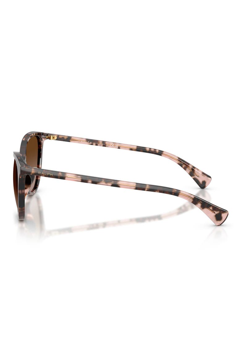 57mm Phantos Sunglasses, Alternate, color, PINK HAVANA / GRADIENT BROWN