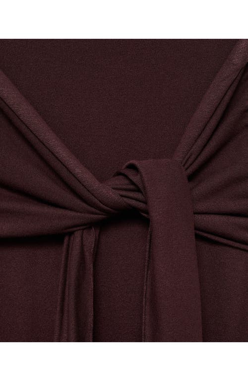 Mango Front Tie Midi Skirt