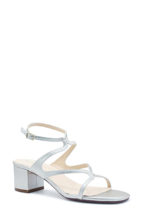 Touch Ups Cora Ankle Strap Sandal In Silver
