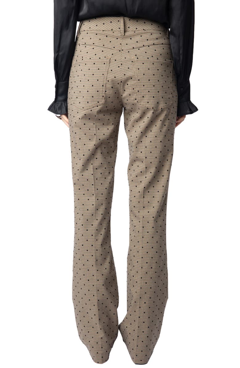 Zadig & Voltaire Pistol Check Dots Pants, Alternate, color, 