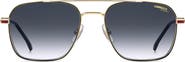 Carrera Eyewear 57mm Gradient Oversize Aviator Sunglasses