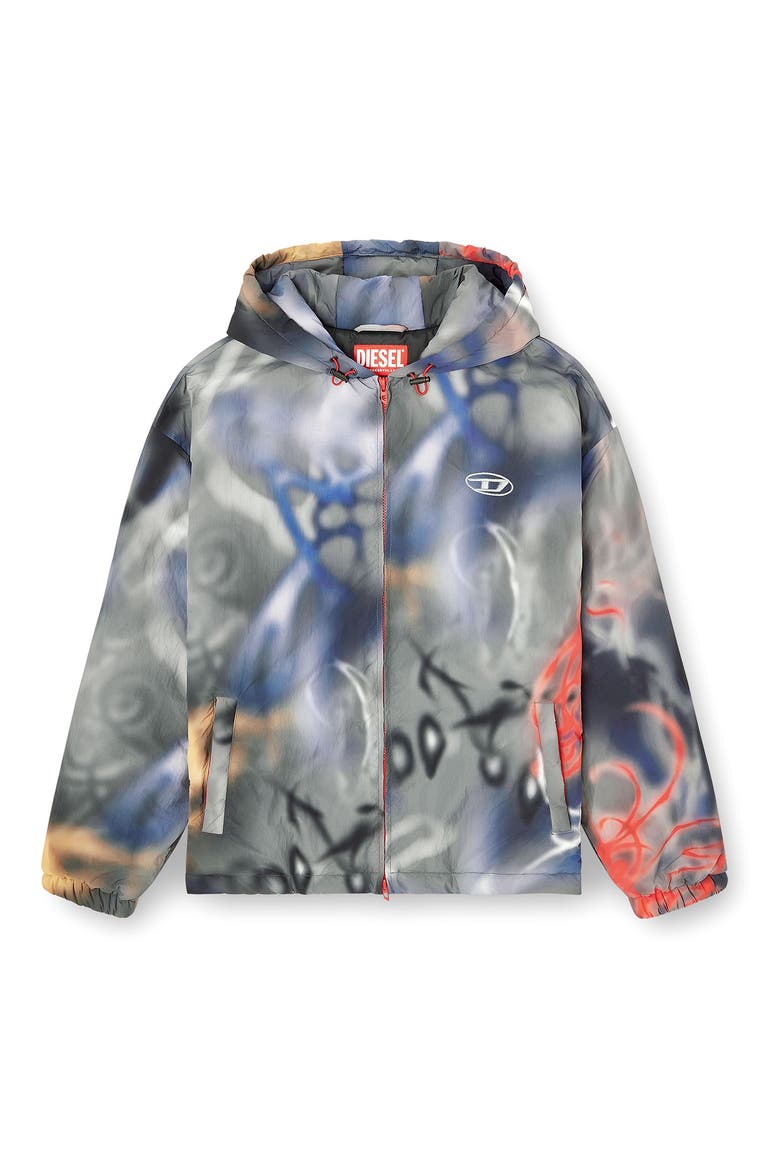 J-Mirr Hooded Jacket, Alternate, color, GREY