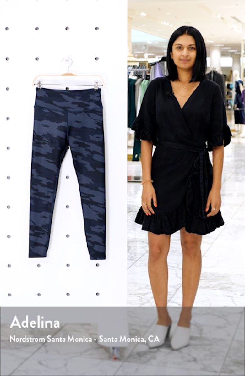 High Waist Camo Tights, sales video thumbnail