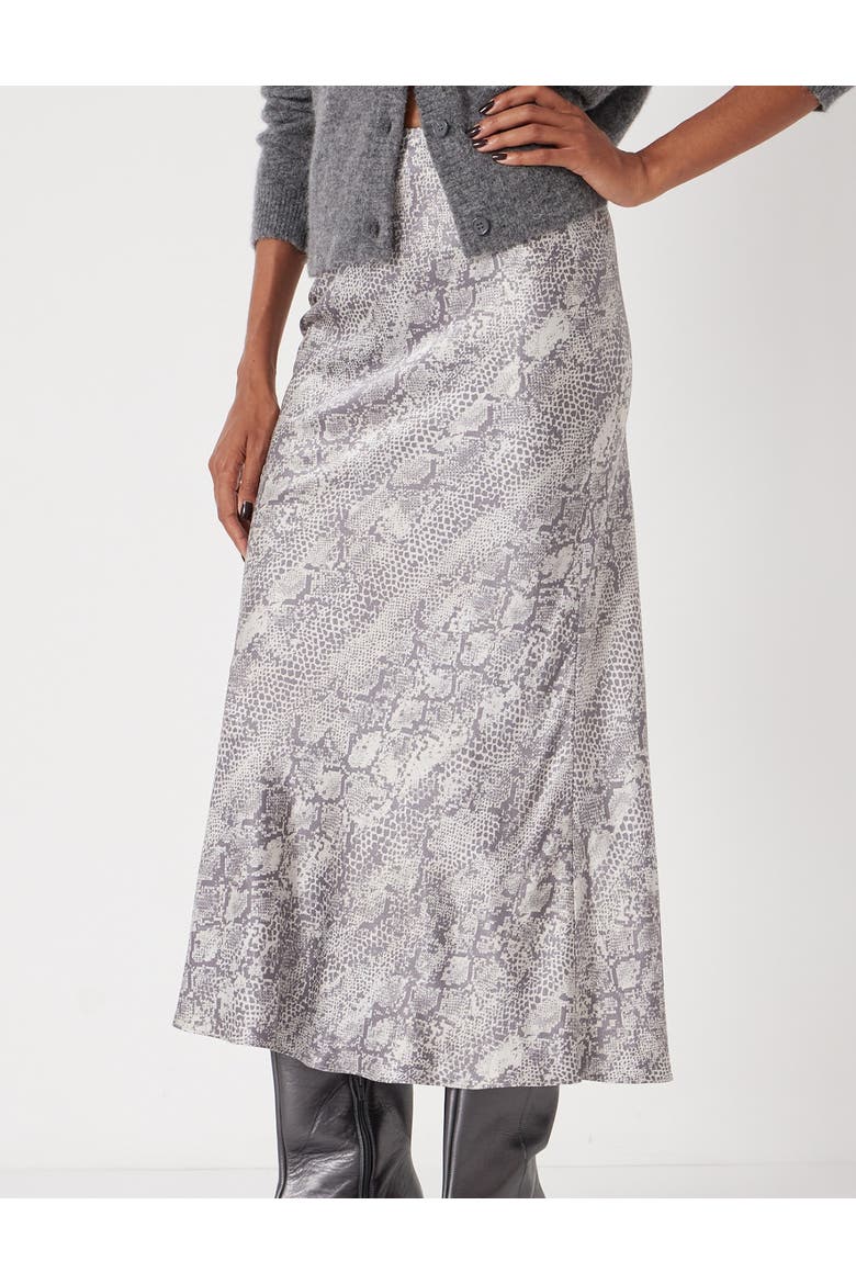 Simone Slinky Skirt, Main, color, Natural Snake Grey