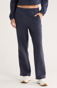 CALVIN KLEIN PERFORMANCE High Waist Relaxed Straight Leg Sweatpants