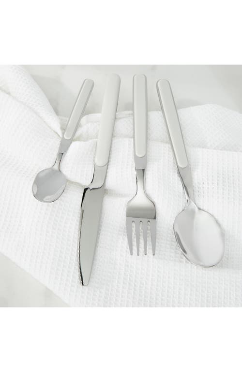 Berghoff Leo 24-piece Stainless Steel Flatware Set In Moonbeam