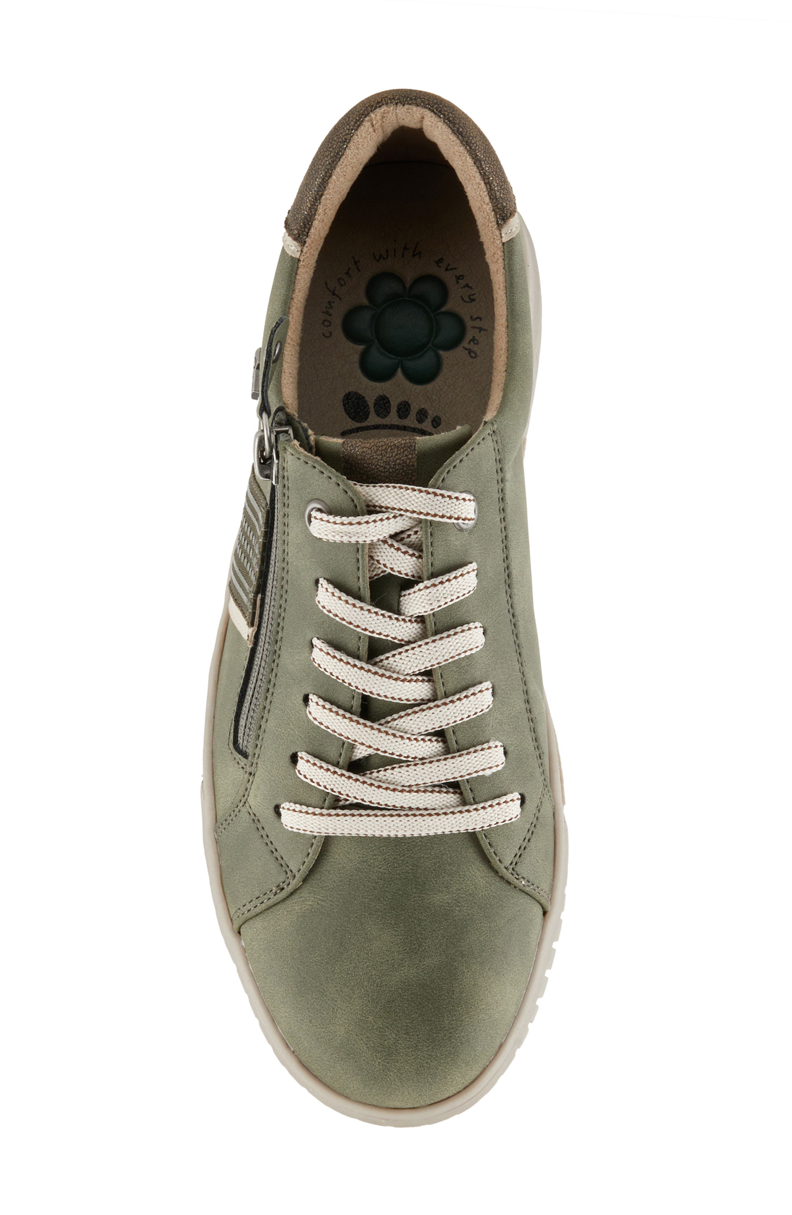 Jamia Water Resistant Sneaker, Alternate, color, OLIVE GREEN