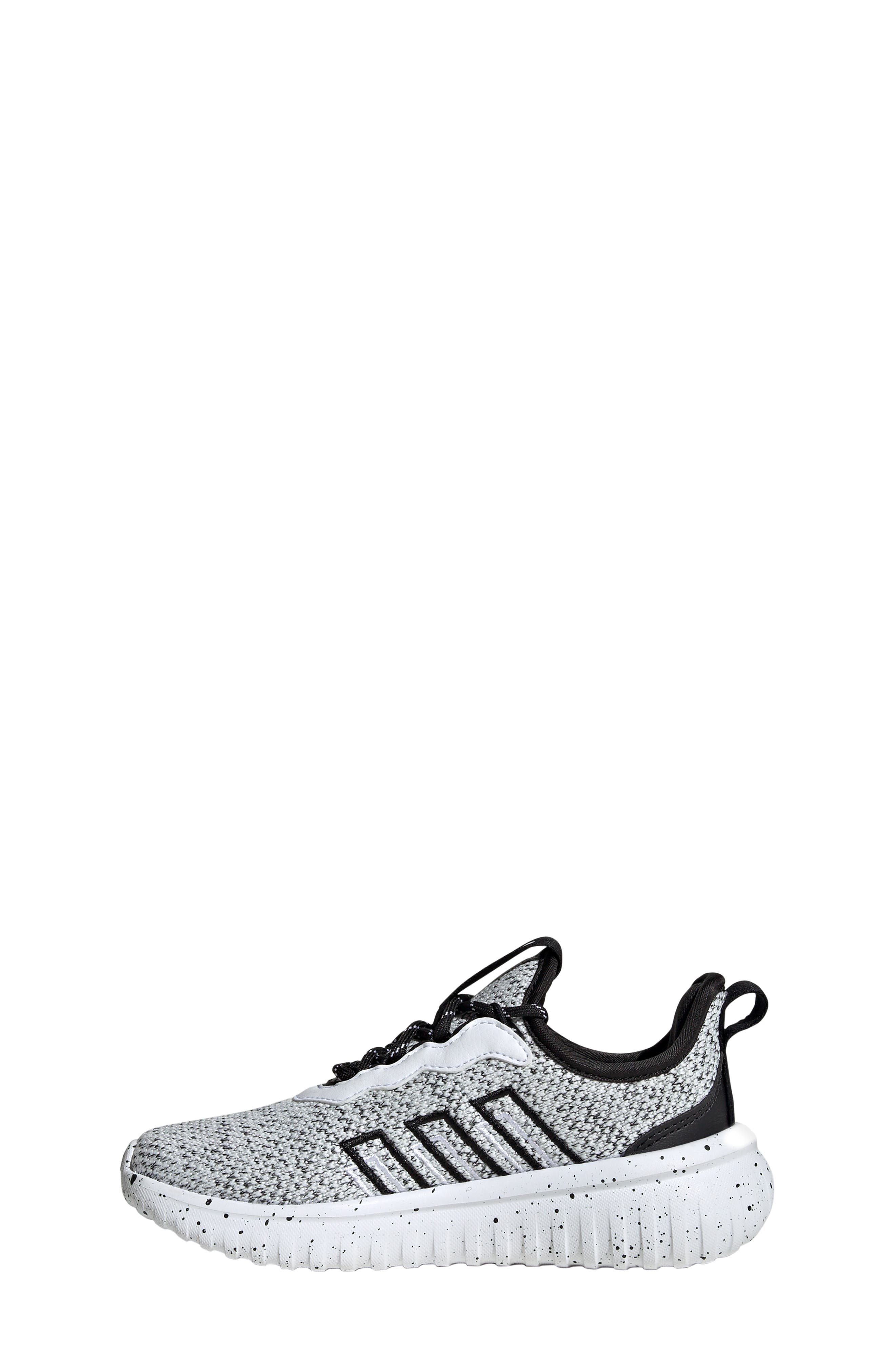 adidas Kids' Kaptir Flow 2.0 Sneaker, Alternate, color, White/ Black/ White