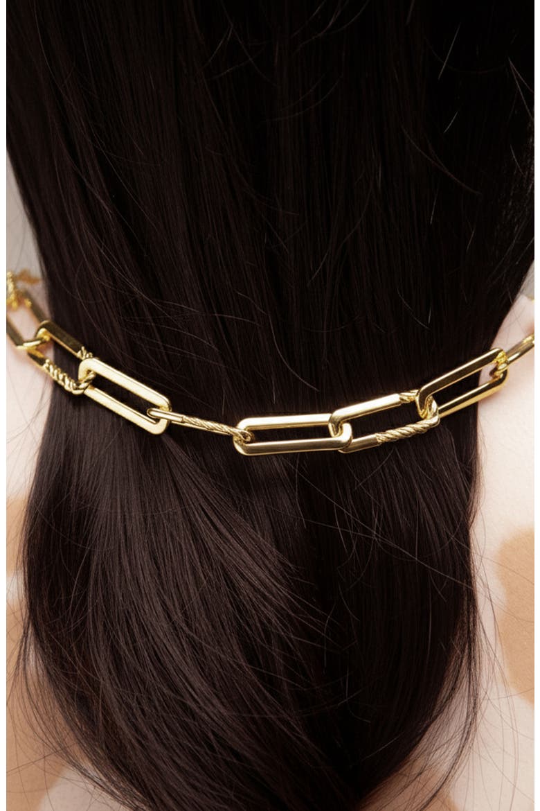 Oto Maxi Chain Necklace In Gold, Alternate, color, Gold