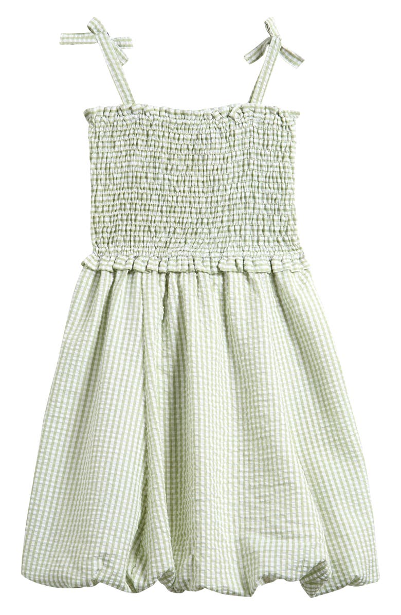 Ava & Yelly Kids' Bubble Hem Seersucker Sundress, Alternate, color, 