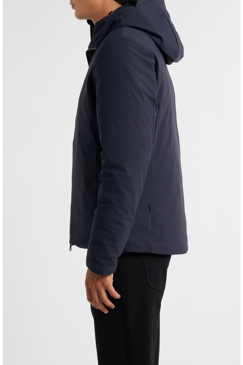 Sabal Water Resistant Hooded Jacket, Alternate, color, BLUE BLACK