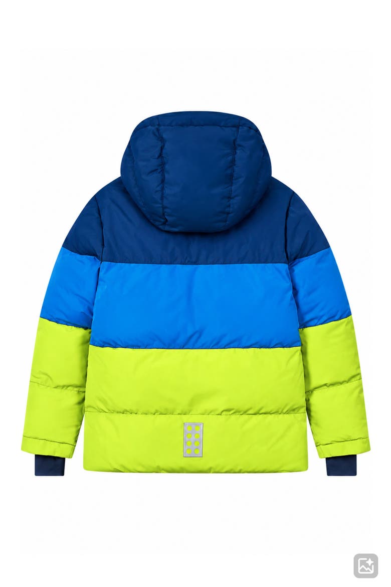 Kids' Winter Ski Jacket, Alternate, color, BLUE MULTI