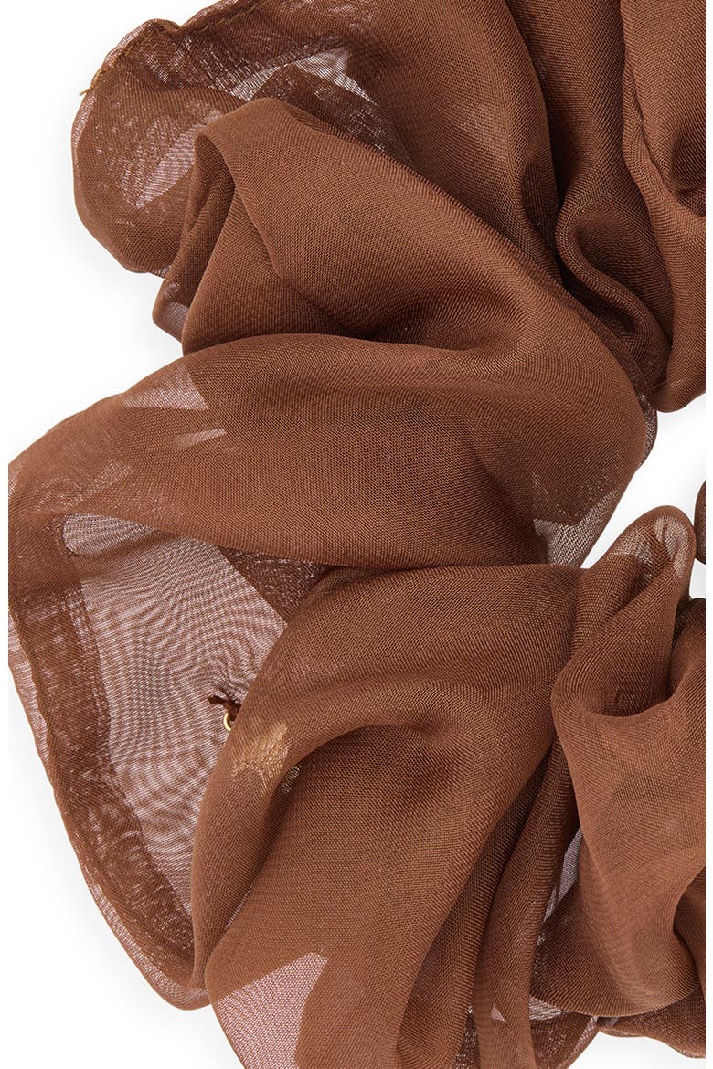 Rommy Oversize Scrunchie, Alternate, color, ESPRESSO