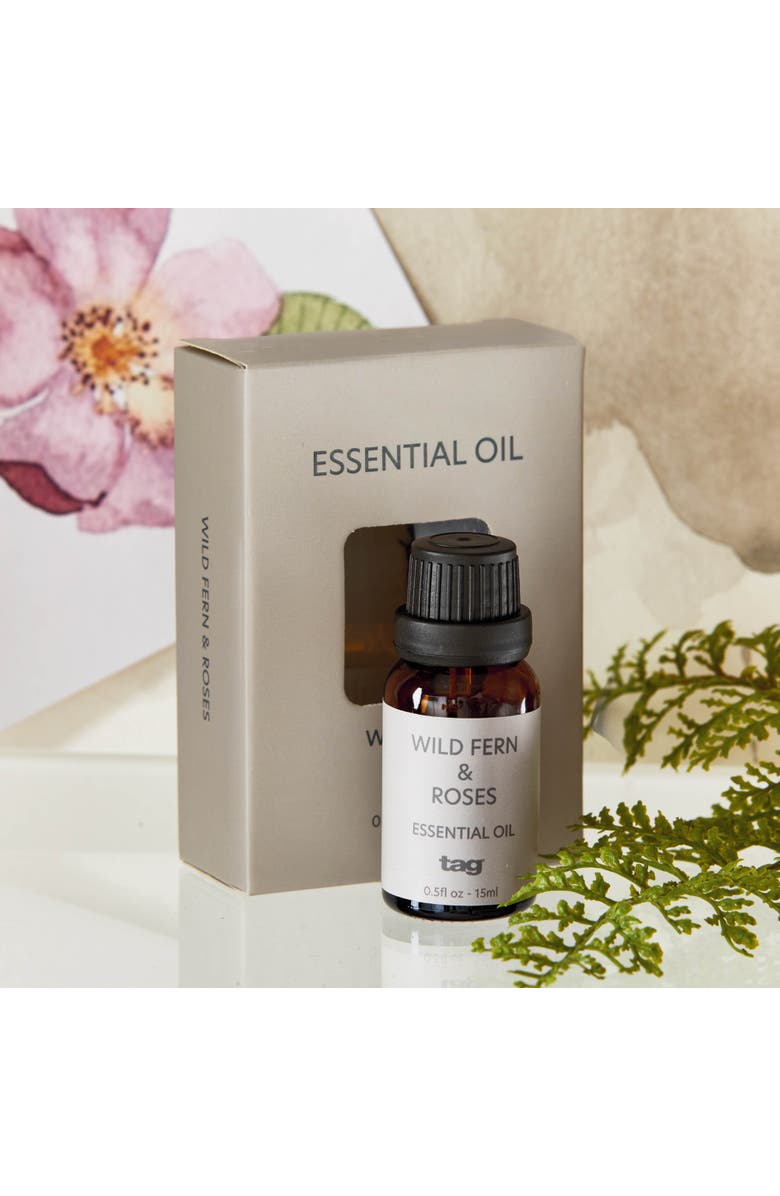 tag Wild Fern and Roses Essential Oil Home Fragrance Multicolor, Alternate, color, Multicolored