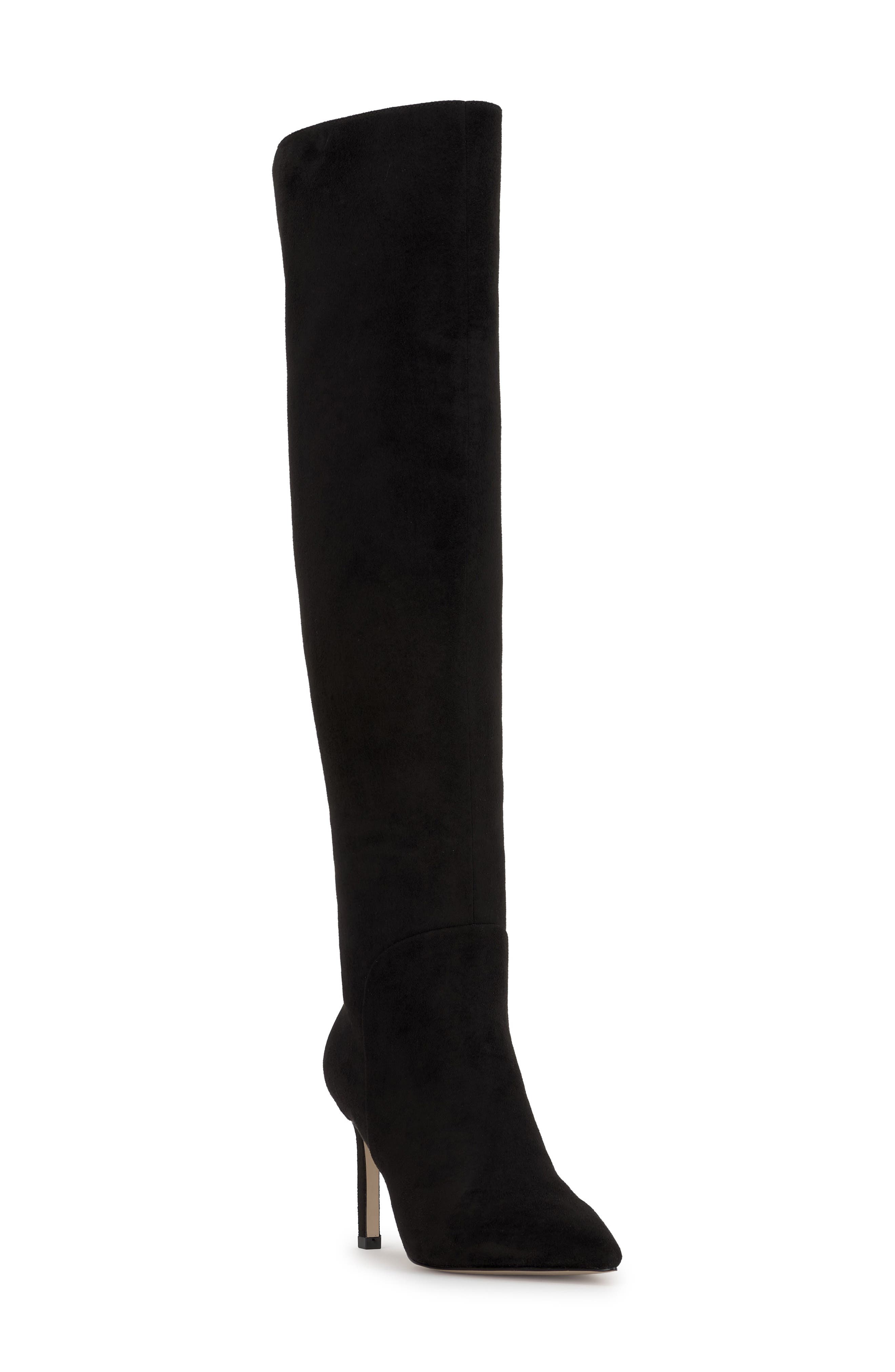 Jessica Simpson Earon Pointed Toe Over the Knee Boot, Main, color, Black