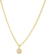 Dean Davidson Petit Pavé Knockout Disc Pendant Necklace