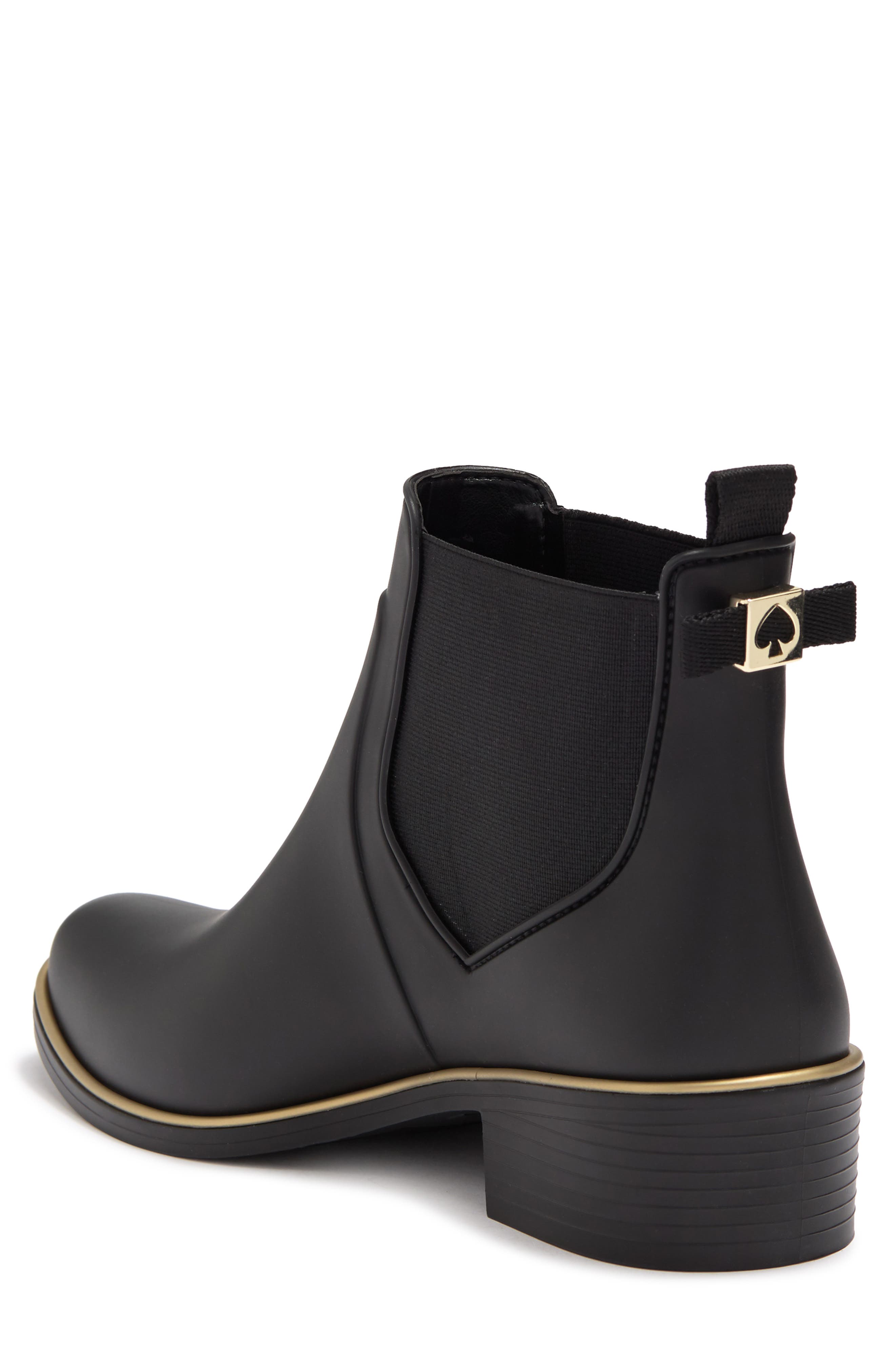 Kate Spade New York solstice rain boot, Alternate, color, Black