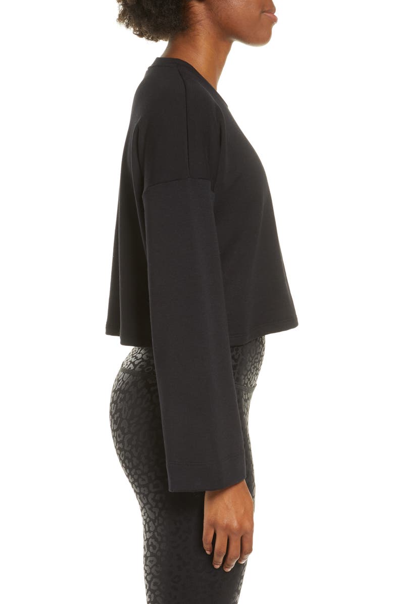 Beyond Yoga Tunnel Sleeve Crop Pullover, Alternate, color,