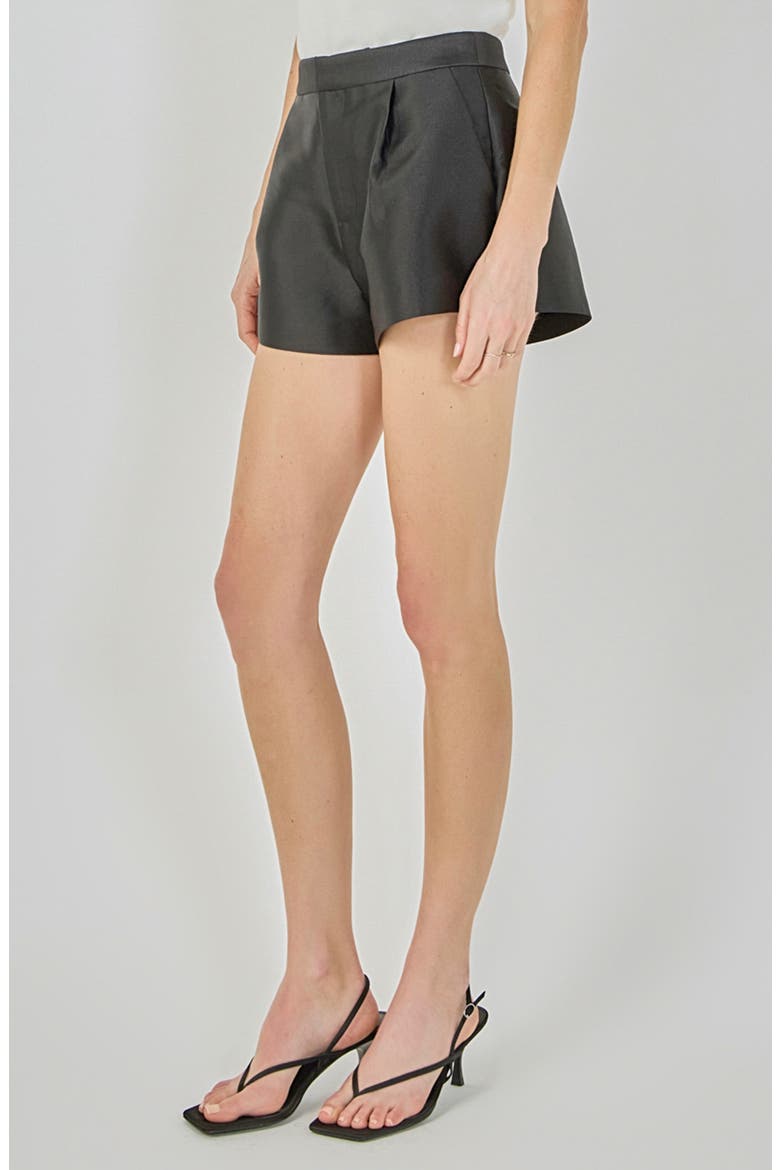 Wide Leg Shorts, Alternate, color, BLACK