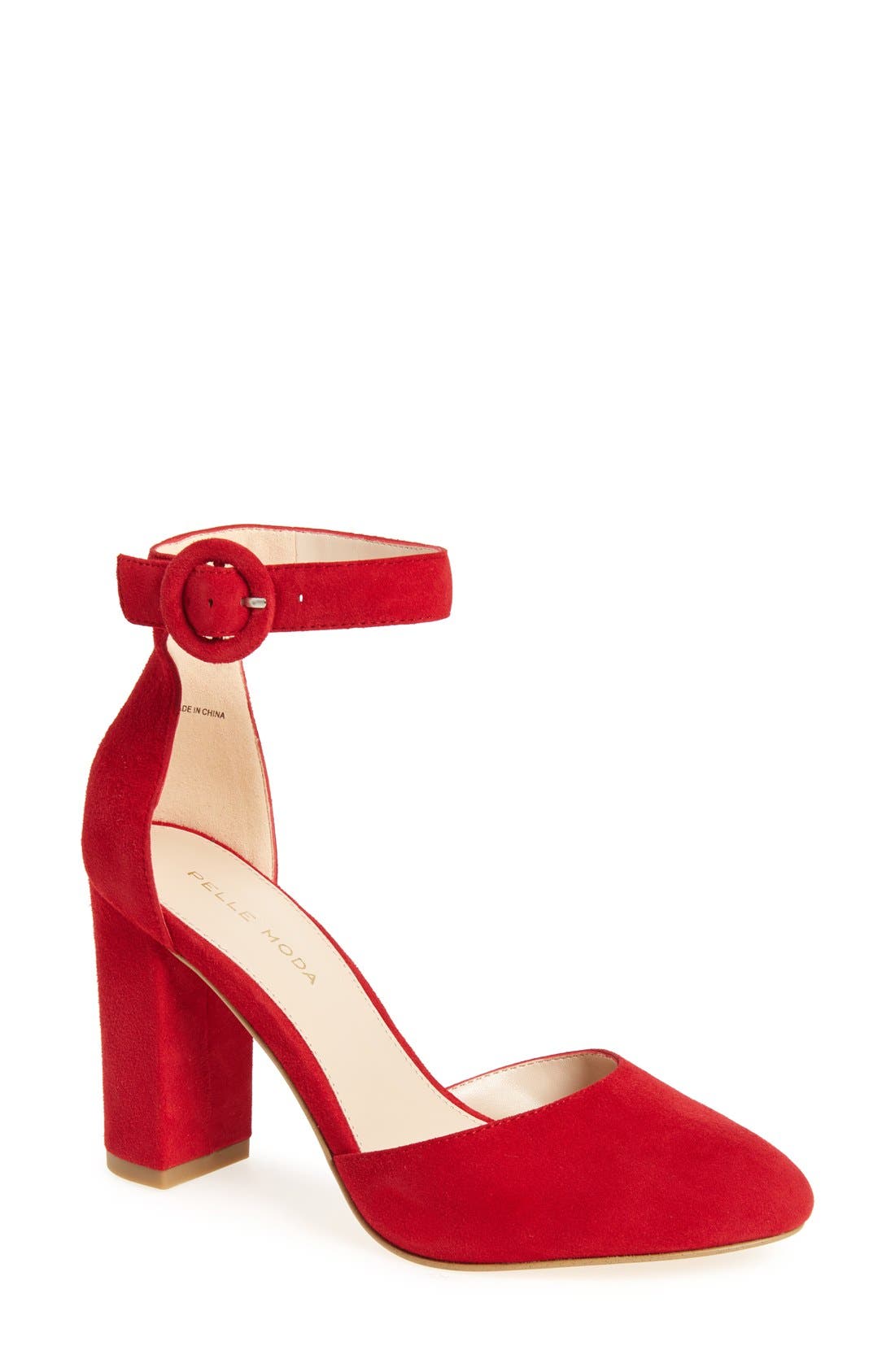 Fritz d'Orsay Pump, Main, color, LIPSTICK RED LEATHER
