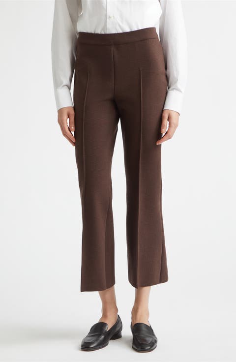Geo Kick Flare Cropped Pants