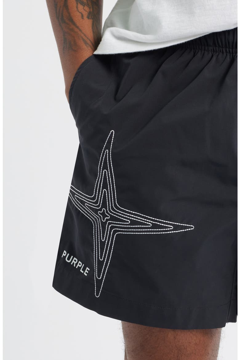 Water Repellent All Around Performance Shorts, Alternate, color, BLACK