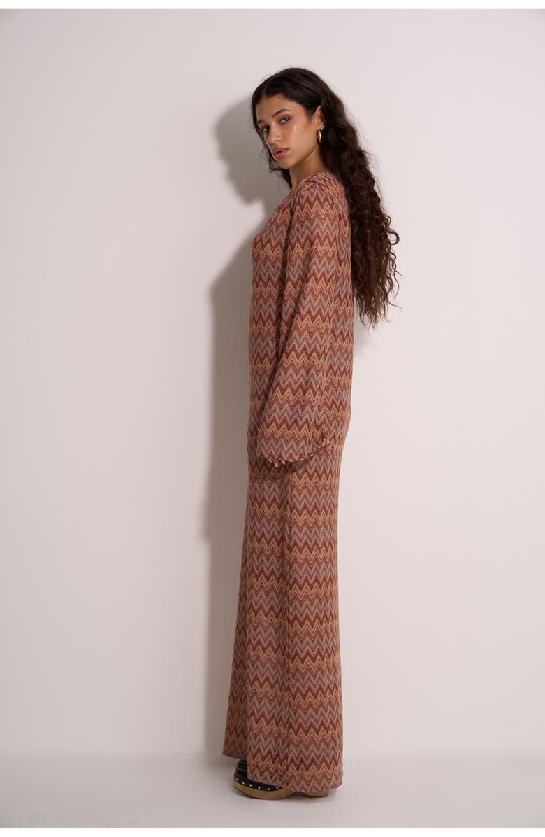 Gottex Beach Life Desert Mirage Belinda Maxi Beach Dress, Alternate, color, Multi-Brown