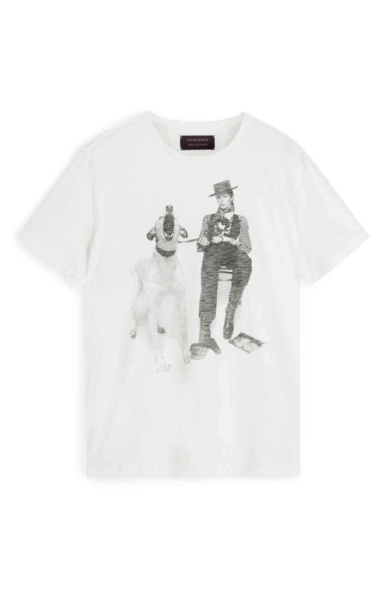John Varvatos Bowie Graphic Print T-Shirt, Alternate, color, 