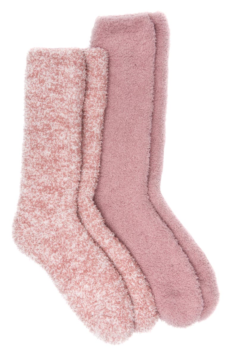 Barefoot Dreams<sup>®</sup> 2-Pack CozyChic<sup>™</sup> Socks, Main, color, Morning Haze Multi