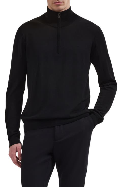 Fred Quarter Zip Merino Wool Sweater