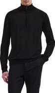 Bugatchi Fred Quarter Zip Merino Wool Sweater