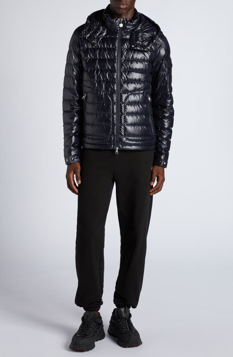 Moncler Logo Patch Joggers, Alternate, color, Black