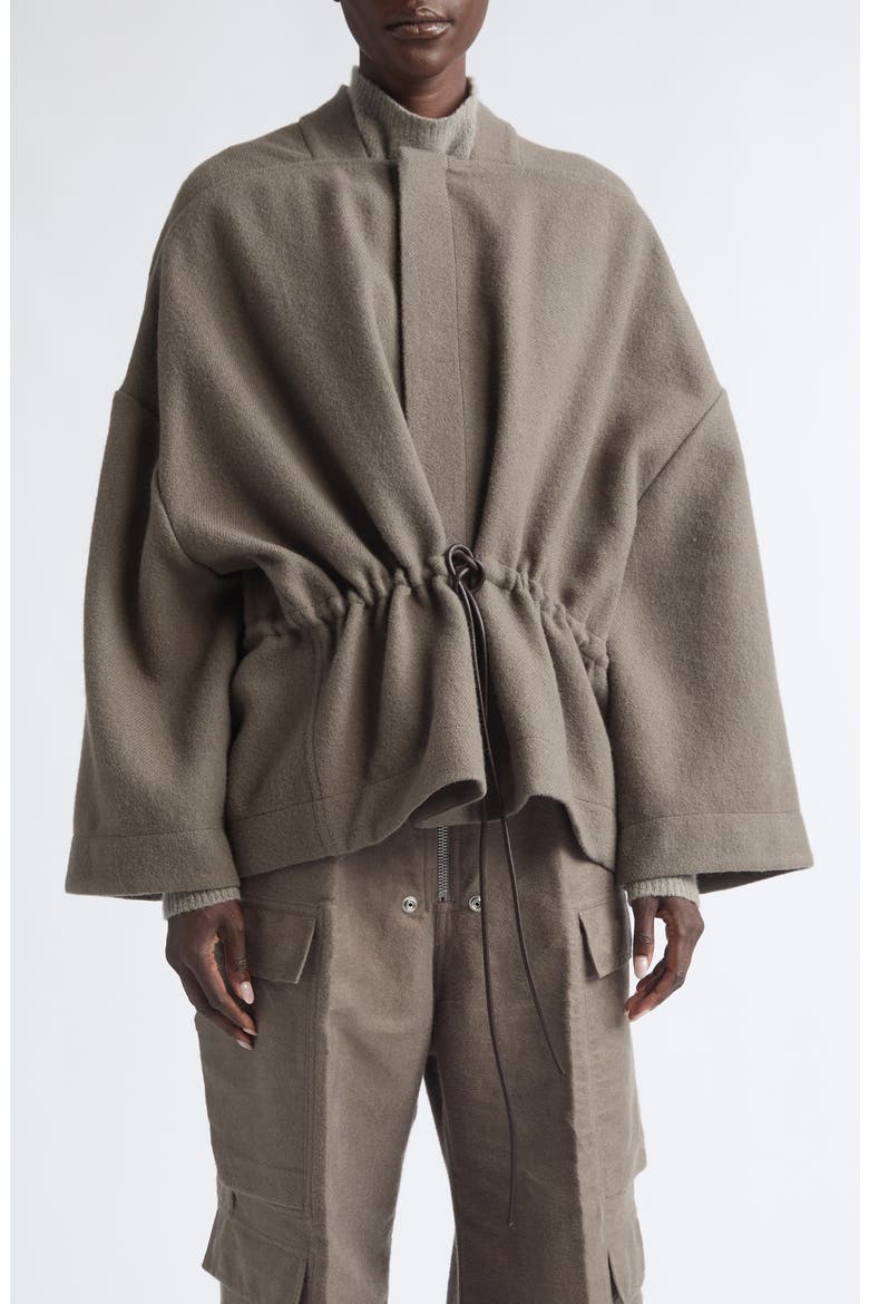 Sail Oversize Wool Flannel Jacket, Main, color, DUST