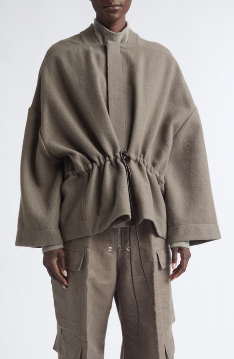 Sail Oversize Wool Flannel Jacket