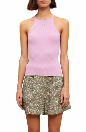 maje Matchouli Ribbed Sweater Tank