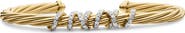 David Yurman Helena Center Station Bracelet in 18K Yellow Gold with Diamonds