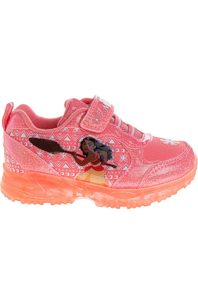 JOSMO Kids' Disney Moana Sneaker, Alternate, color, Coral