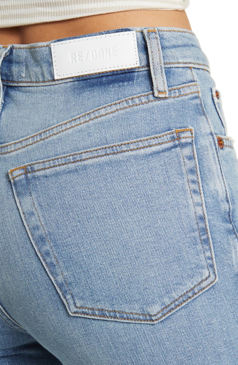 Re/Done '70s High Waist Ankle Bootcut Jeans, Alternate, color, 