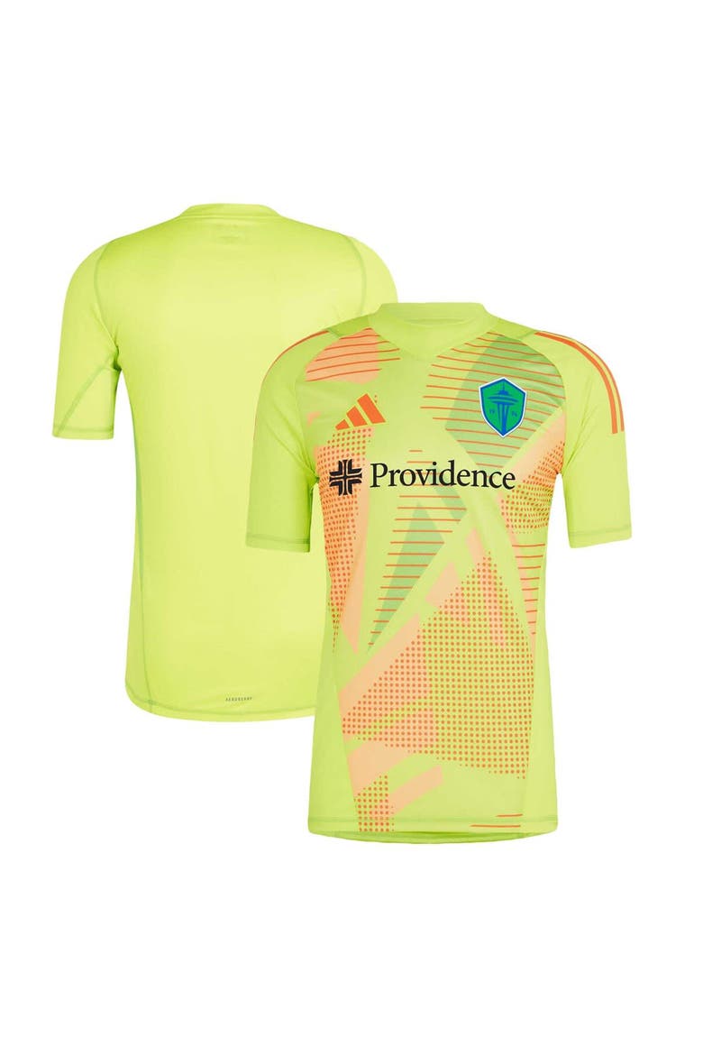 Men's adidas Yellow Seattle Sounders FC 2024 Goalkeeper Jersey, Main, color, Yellow