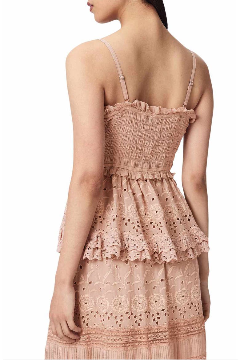 Camille Ruffle Eyelet Top, Alternate, color, PLASTER PINK