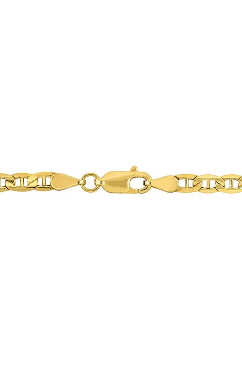 Delmar Mariner Link Chain Necklace In Brown