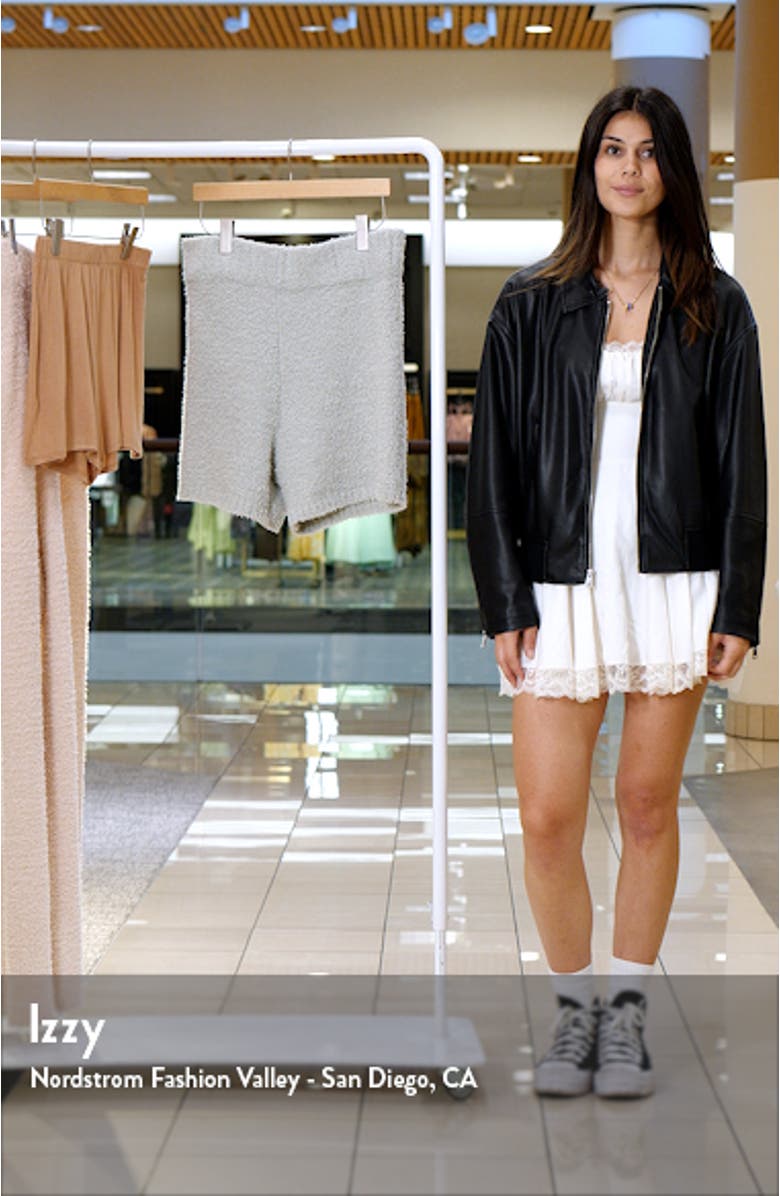 Cozy Knit Unisex Shorts, sales video thumbnail